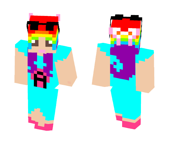 Anthro Girl - Girl Minecraft Skins - image 1