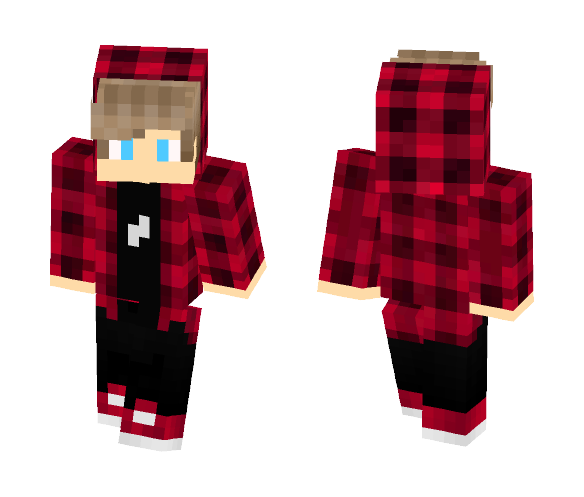 A guy with a hoodie - Male Minecraft Skins - image 1