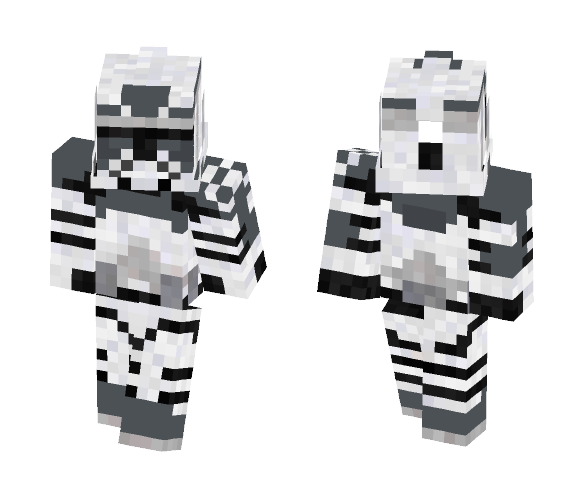 Clone Trooper Boost Phase 2 - Male Minecraft Skins - image 1