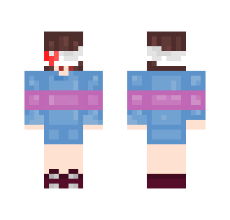 a frisky frisk zombietale -aithra- - Female Minecraft Skins - image 2