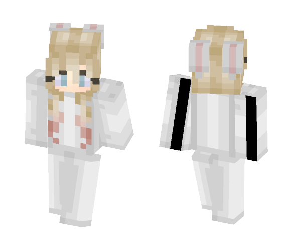 Girl in Bunny Onesie | Cassyyy - Girl Minecraft Skins - image 1