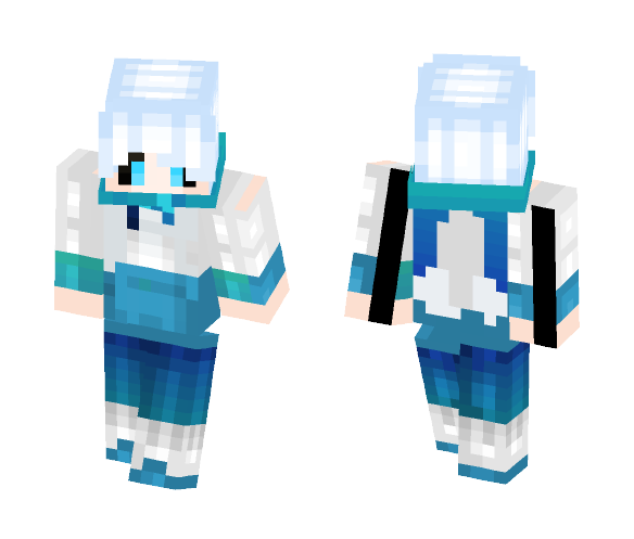 [Human Male] Ice Sans - Male Minecraft Skins - image 1