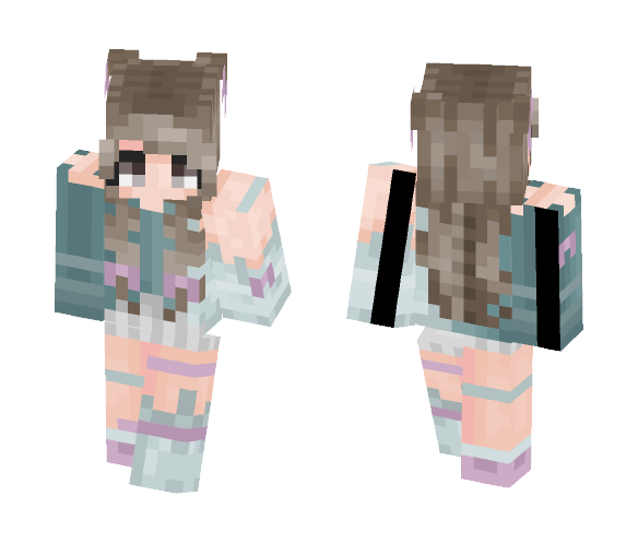 Pastel Bows 彡 - Female Minecraft Skins - image 1