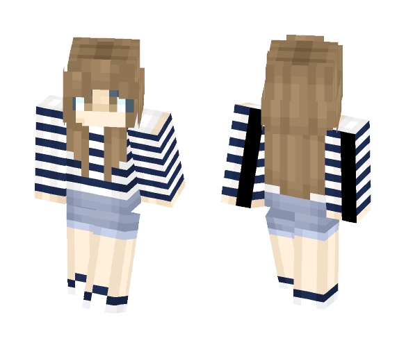 Stripes♥ - Female Minecraft Skins - image 1