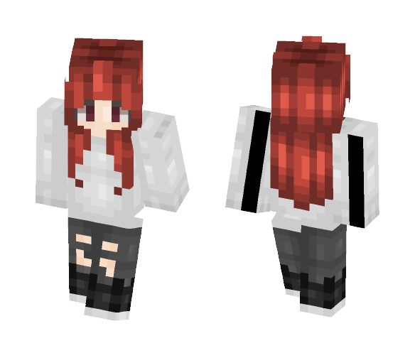 ~ red ~ - Female Minecraft Skins - image 1