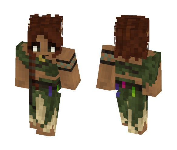 Forest Dweller - Female Minecraft Skins - image 1