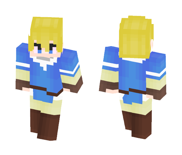 Link / Breath of the Wild (Request) - Male Minecraft Skins - image 1