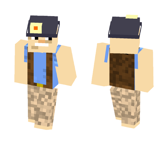 Clash Royale Miner - Male Minecraft Skins - image 1