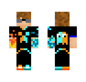 Fire and Ice with glasses - Male Minecraft Skins - image 2