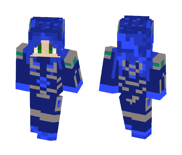 Frostblade irelia (Long hair) - Female Minecraft Skins - image 1
