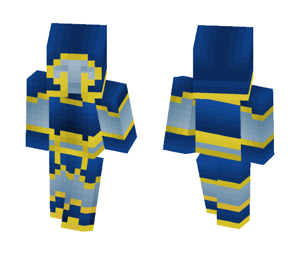 Blue Knight - Male Minecraft Skins - image 1