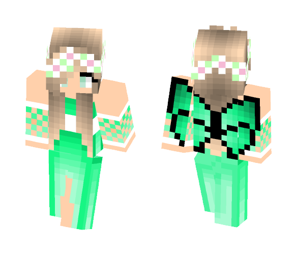 Butterfly Queen - Female Minecraft Skins - image 1