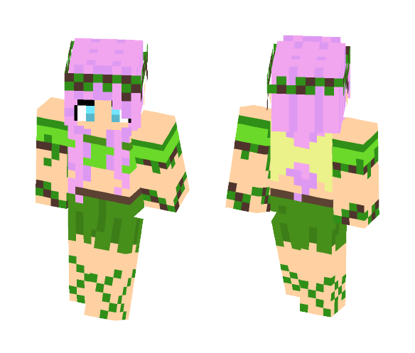 Fairy Girl (Purple) - Girl Minecraft Skins - image 1