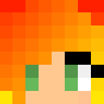 Flaming Fire Girl - Girl Minecraft Skins - image 3