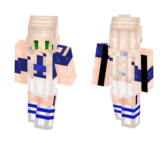 ~~Basically Blue~~ - Female Minecraft Skins - image 1