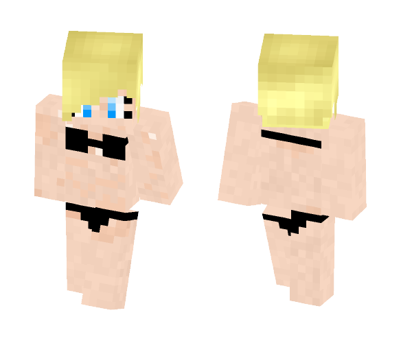 Android 18 wearing Bra - Female Minecraft Skins - image 1