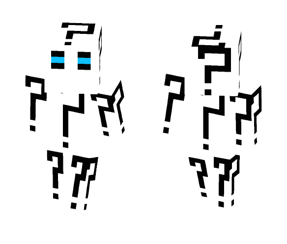 Question Mark Figure - Male Minecraft Skins - image 1
