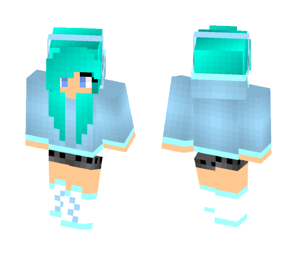 Cool Ice Girl - Girl Minecraft Skins - image 1