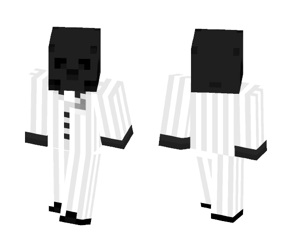 Black Mask - Male Minecraft Skins - image 1