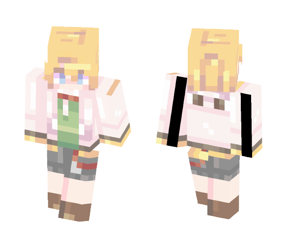 ~鏡音レンTerekakashi Shishunki~ - Male Minecraft Skins - image 1