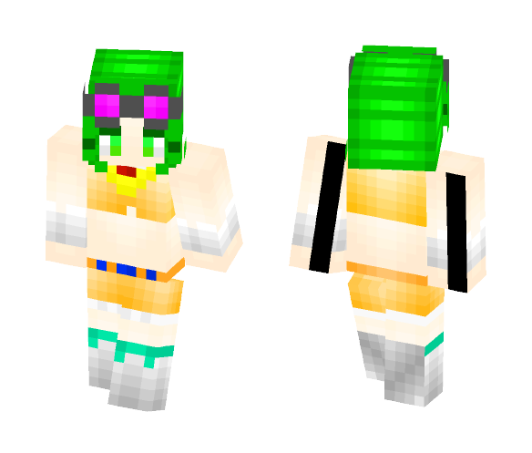 Vocaloid Gumi - Female Minecraft Skins - image 1