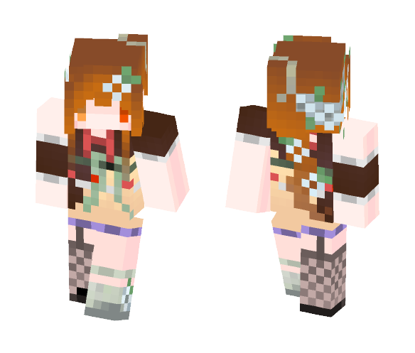 Fall Girl ๑♪* - Girl Minecraft Skins - image 1