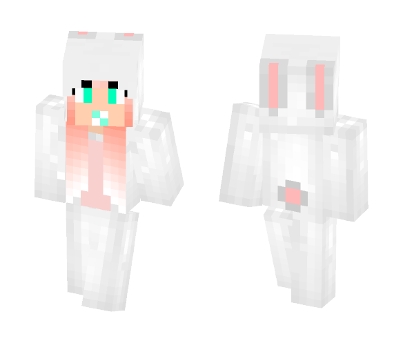Ombre Bunny Girl - Girl Minecraft Skins - image 1