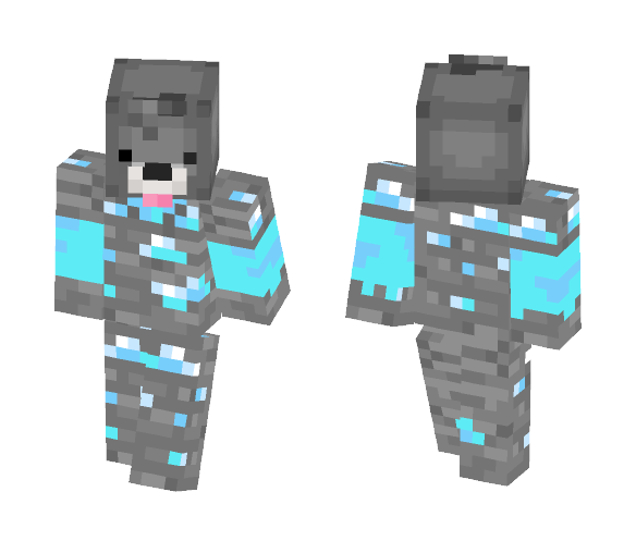 Diamond Dog - Dog Minecraft Skins - image 1