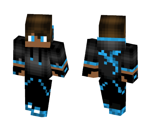Cool Blue Boy - Boy Minecraft Skins - image 1