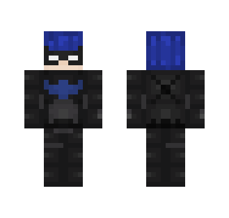Nightwing (First suit) - Male Minecraft Skins - image 2