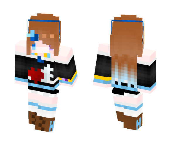 My Skin - 4 pixel arms - Female Minecraft Skins - image 1