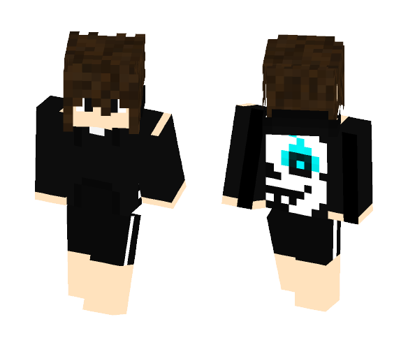 sans fan 3px arms - Male Minecraft Skins - image 1