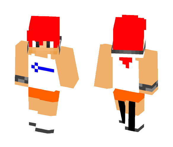 me as chell portal 1_2 - Male Minecraft Skins - image 1