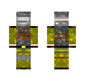 Armored Guy with yellow shirt!