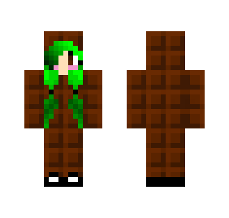Chocolate Onesie - Female Minecraft Skins - image 2