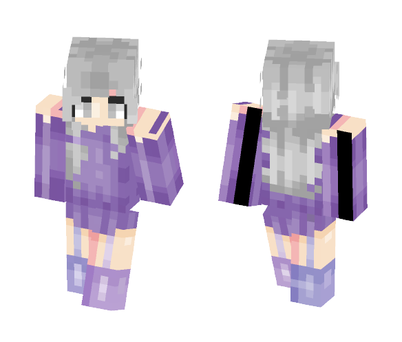 ~| White Hair |~ - Female Minecraft Skins - image 1
