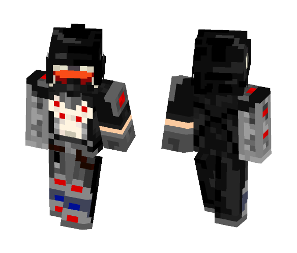 Me from overwatch (right sleeve up) - Male Minecraft Skins - image 1