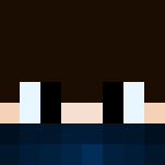 Guy brown hair wearing blue scarf - Male Minecraft Skins - image 3