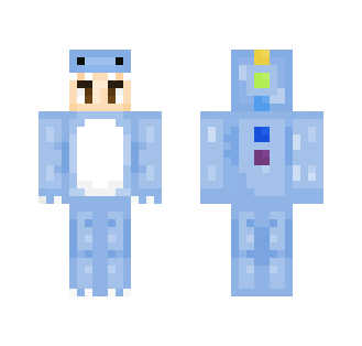 ★blue dino - Male Minecraft Skins - image 2