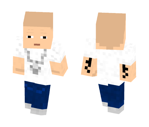 Gangster Wally (MOVING EYES) - Male Minecraft Skins - image 1