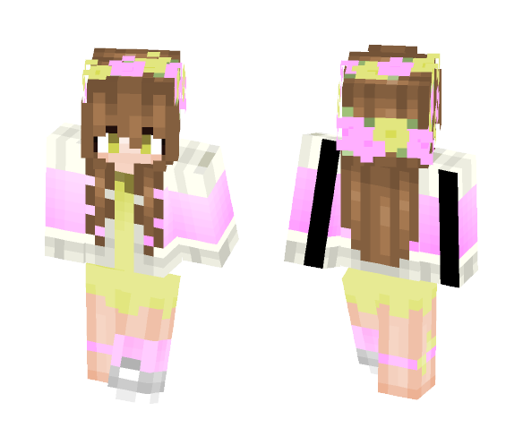 Cute & casual brunette ~~ - Female Minecraft Skins - image 1