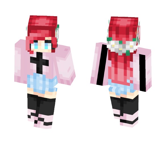 pastel goth :D - Female Minecraft Skins - image 1