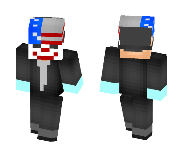 Dallas Payday 2 - Male Minecraft Skins - image 1
