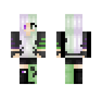 Ender Creeper Girl - Girl Minecraft Skins - image 2