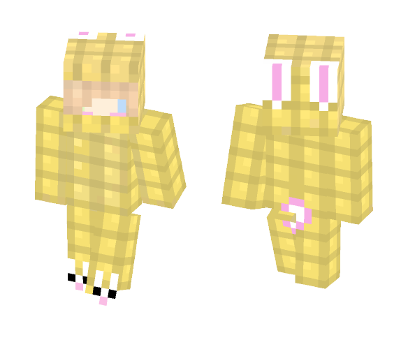 Waffle-Ninja with Bunny Slippers :3 - Female Minecraft Skins - image 1