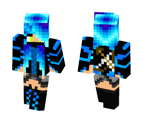 Blue Owl Asassin Girl - Girl Minecraft Skins - image 1