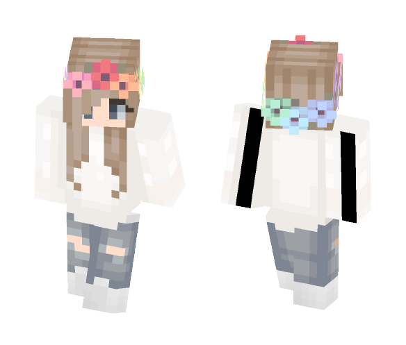 Rainbows Are Cool - Female Minecraft Skins - image 1