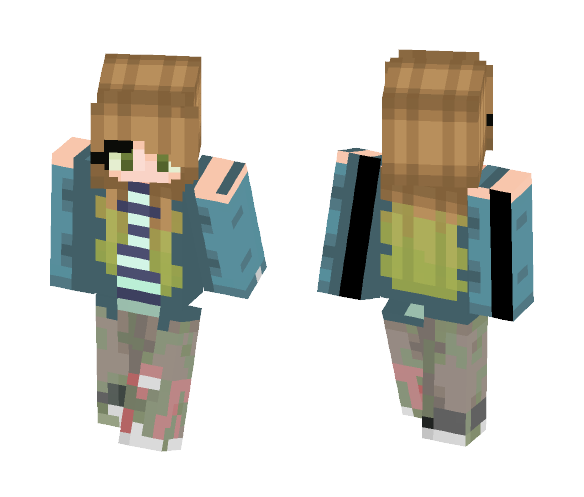Swamped- fixed - Female Minecraft Skins - image 1