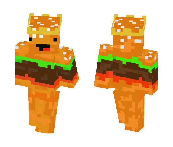 o==|==Burger King===--- - Interchangeable Minecraft Skins - image 1