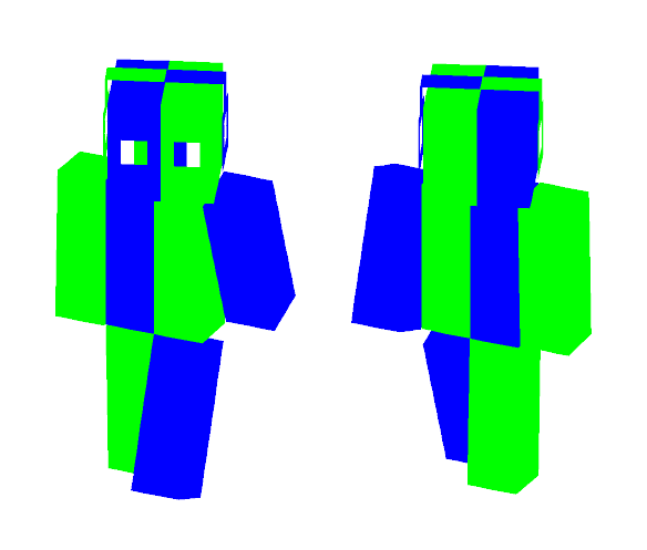 Blue and Green skin - Male Minecraft Skins - image 1
